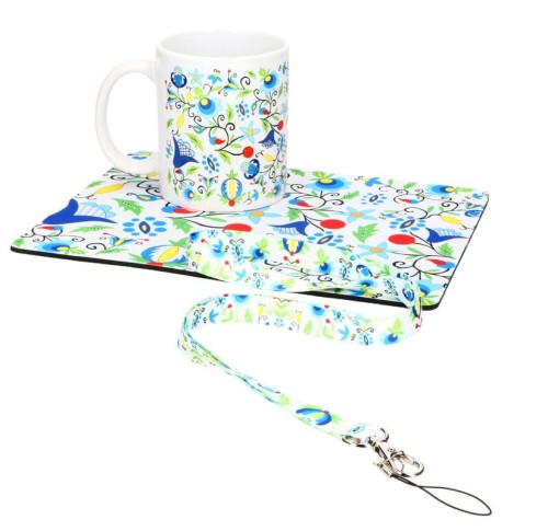 zestaw-kaszubski-prezentowy-biurowy-kubek-podkładka-smycz