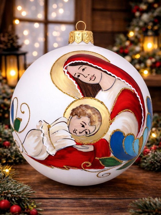 bombka-kaszubska-folk-ludowy-Kaszuby-bombki-Matka-Boska-recznie-malowana-szklana