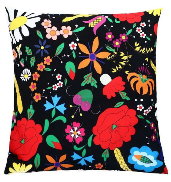 Poduszka-haft-ludowy-folk-kociewski-czarna