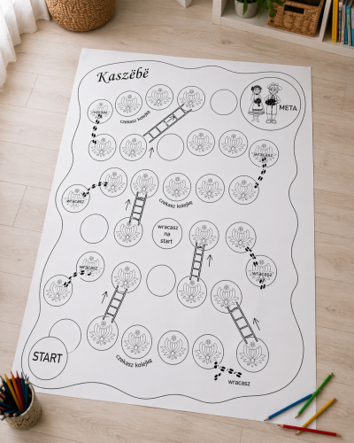 kolorowanka-podlogowa-gra-planszowa-drabinka-kaszebe