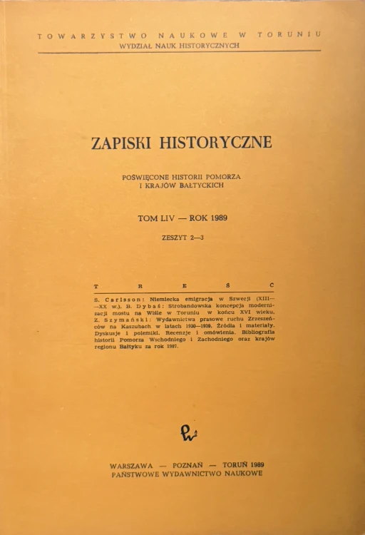 zapiski-historyczne-poswiecone-historii-pomorza-i-krajow-baltyckich-1989-rok-zeszyt-2-3