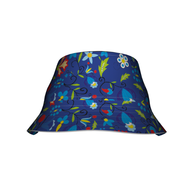 Czapka-dla-dziecka-z-kaszubskim-wzorem-kwiatowym