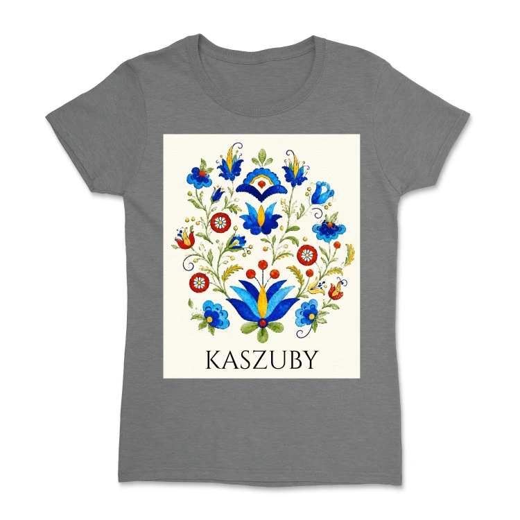 damska-koszulka-kaszuby-kwiaty-haftu-kaszubskiego-dark-heather