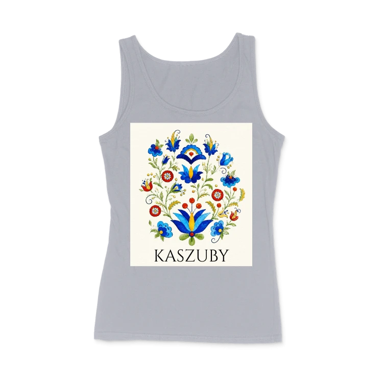 damski-podkoszulek-kaszubskie-kwiaty-sport-grey