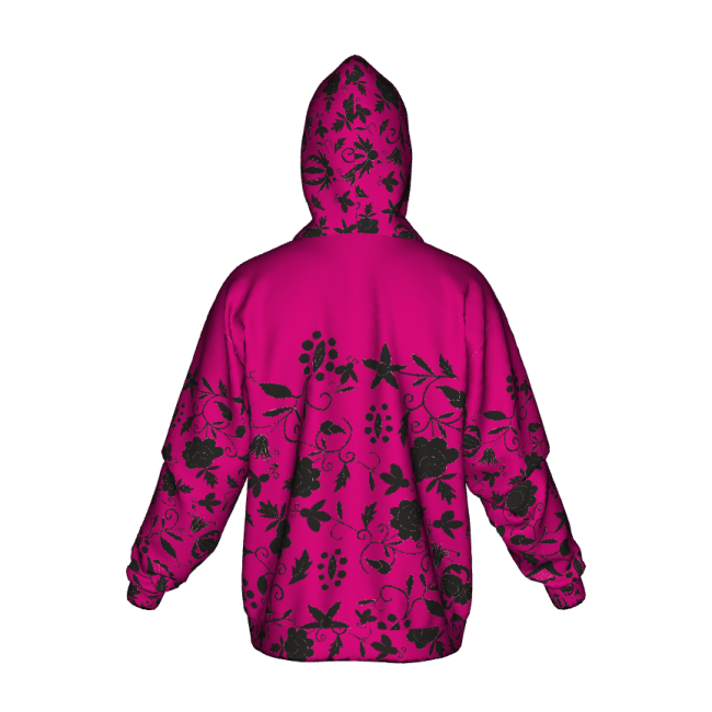 fuksjowa-bluza-rozpinana-czarne-kwiaty-folkowe