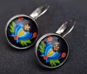 kolczyki-kaszubskie-palmeta-czarna-bigle-angielskie