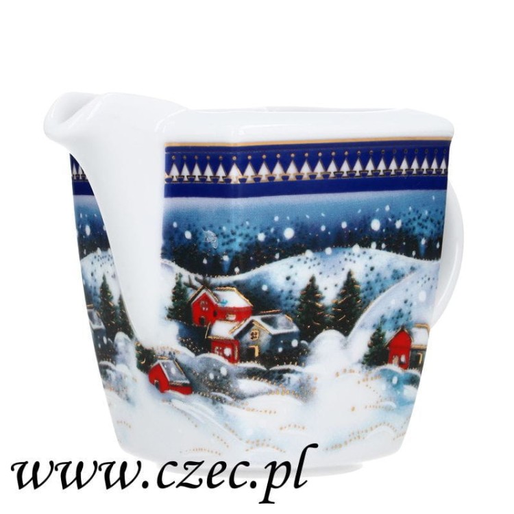 Świąteczny mlecznik porcelana Lubiana (Wiktoria).jpg