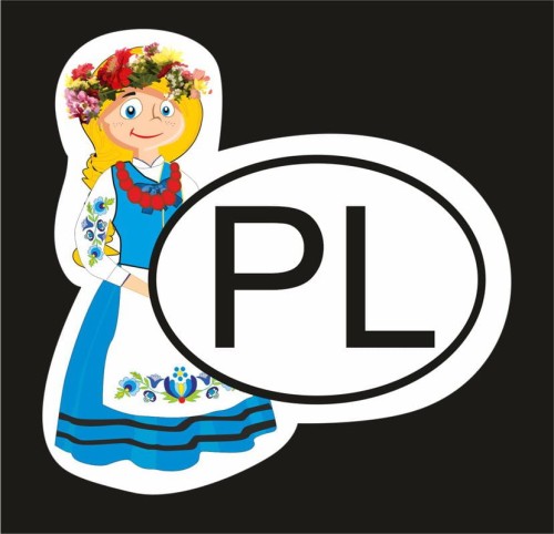 NAKLEJKA pl KASZEBE folklor ludowy na samochod1.jpg
