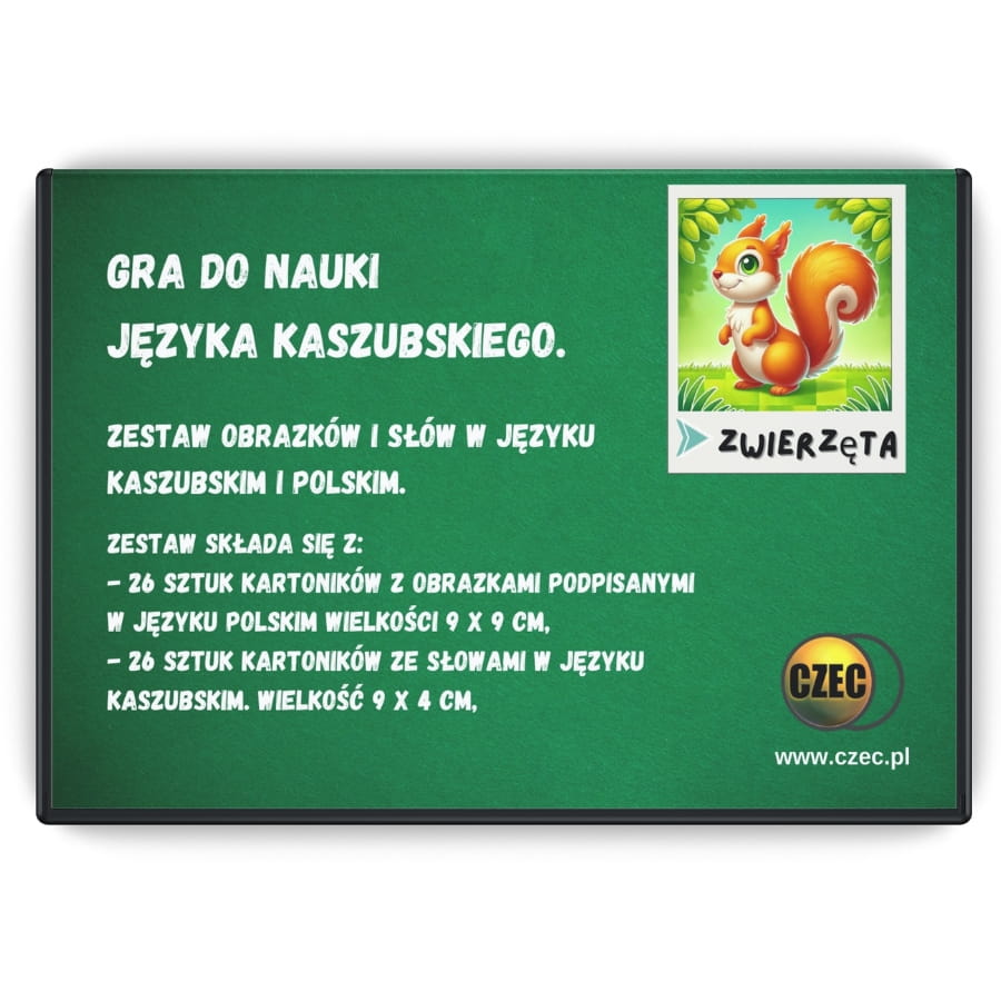 Zestaw edukacyjny - Poznaj zwierzęta po kaszubsku!